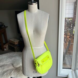 Neon Yellow Marc by Marc Jacob’s Nylon Natasha Crossbody Bag